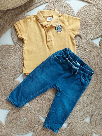 Ensemble TAO Polo & Jean Garçon 2 ans