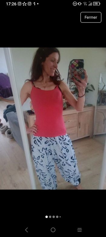 Débardeur femme XS rose fushia c88 