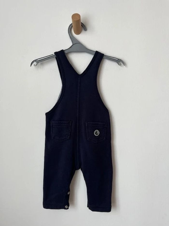 Salopette bleu marine confortable - Petit Bateau 6 mois (67cm) - photo numéro 7