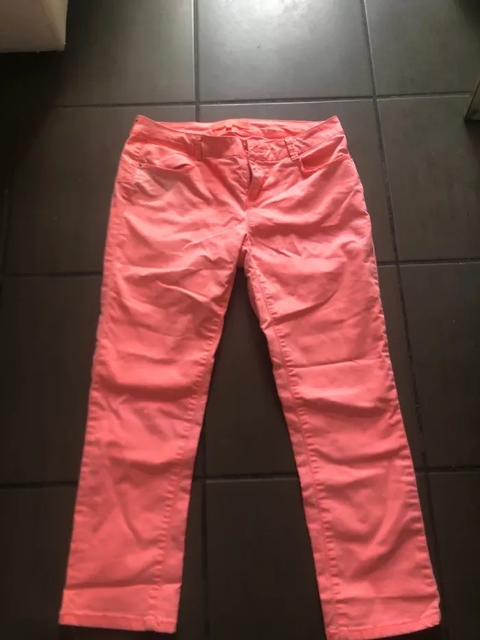Jean fluorescent cache-cache T38 femme 👖 - photo numéro 2