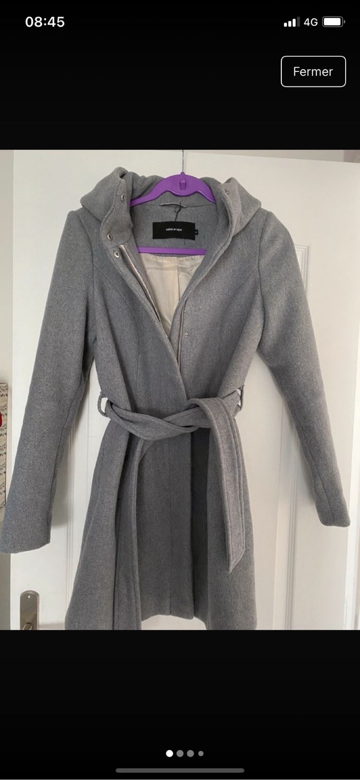 Manteau laine vero moda