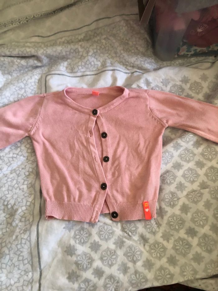 Gilet rose 6 mois