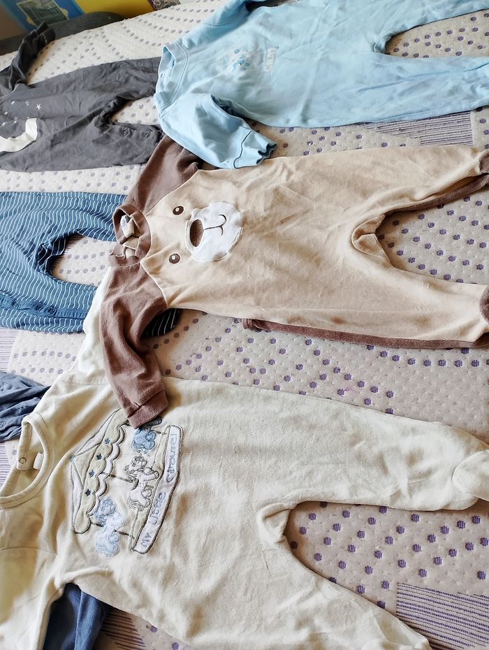 Lot de 10 pyjamas bb 6 mois - photo numéro 6