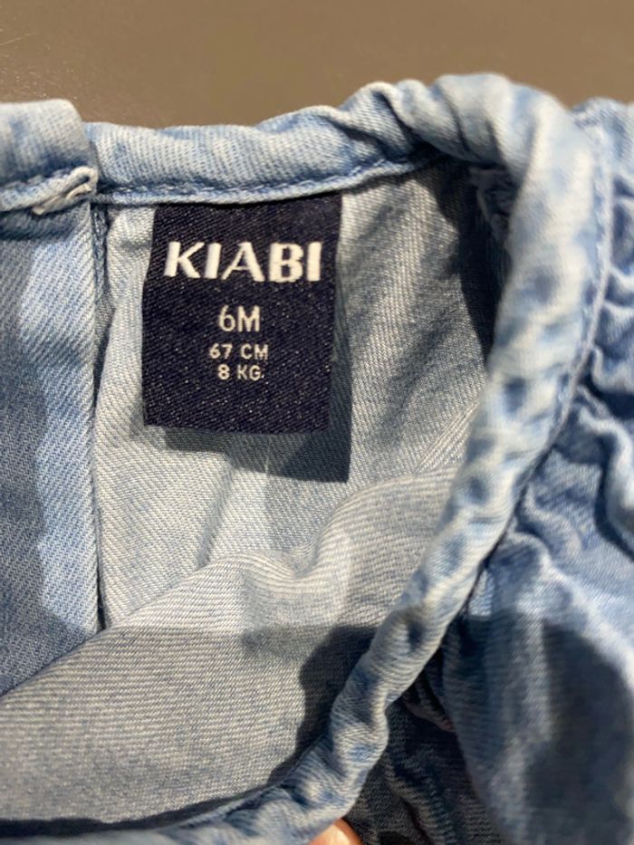 Combinaison jean Kiabi 6 mois - photo numéro 3
