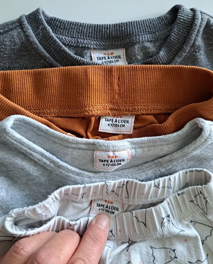 Lot de 2 pyjamas fille 4 ans BE - photo numéro 8