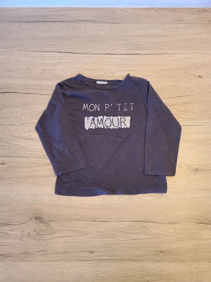 Tee-shirt manches longues 18 mois