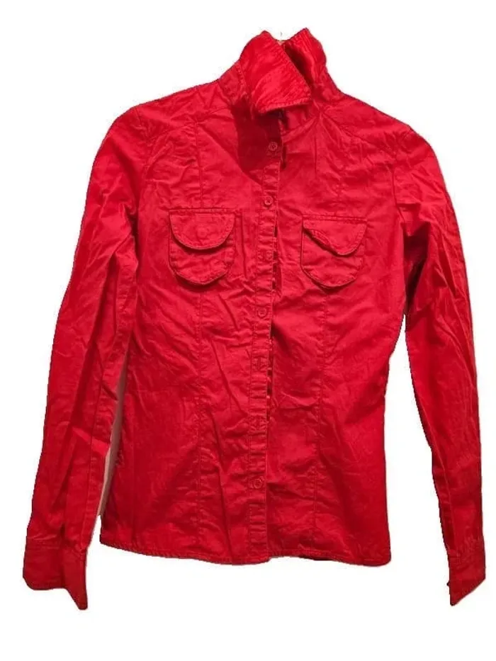 Chemise rouge Jennyfer - 36/S - photo numéro 2