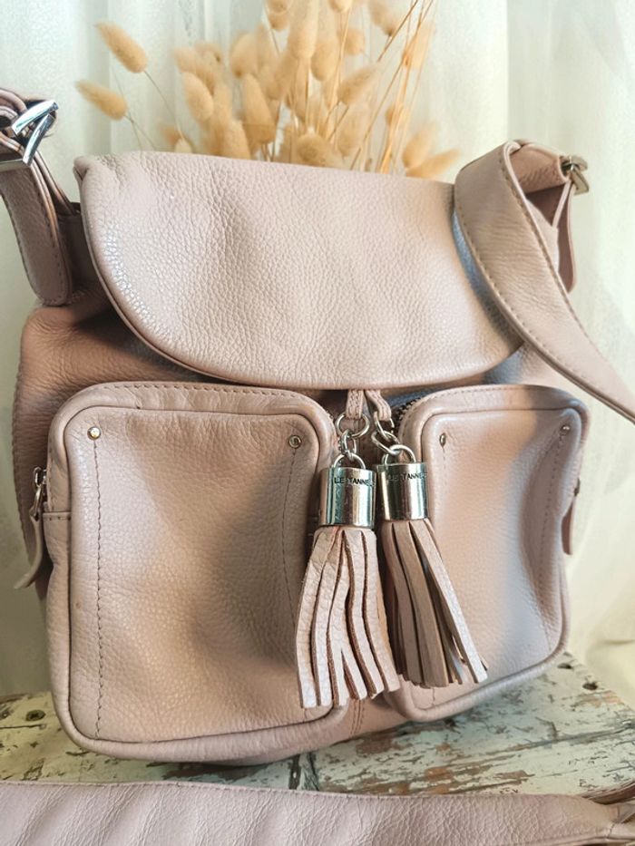 Le Tanneur | Sac à bandoulière rose pâle