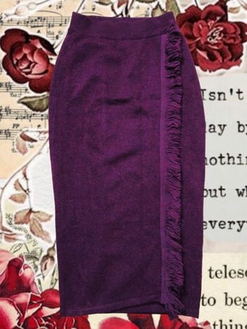 🌹🧶Magnifique jupe longue de qualité vintage pure laine vierge Benetton long wool skirt🧶🌹