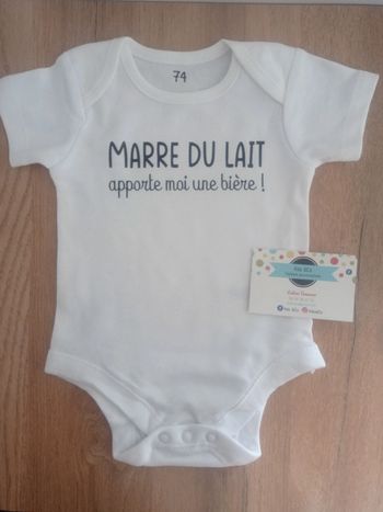 Bodie blanc mixte humour marre du lait apporte moi une bière