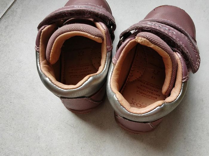 Baskets Geox rose taille 18 - photo numéro 3