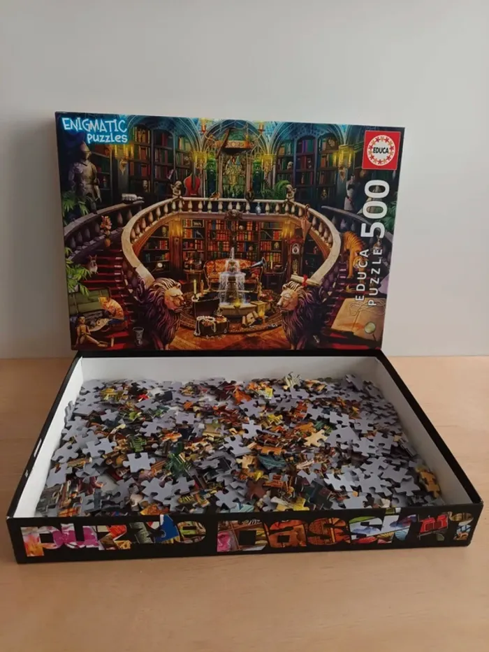 Educa puzzle 500 pièces bibliothèque énigmatique - photo numéro 4