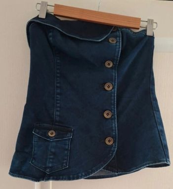Bustier en jeans