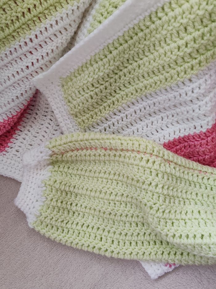 Long gilet crochete - photo numéro 4
