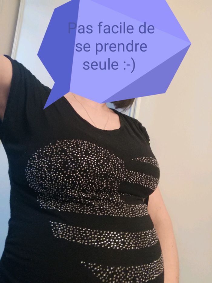 Robe grossesse cœur - photo numéro 2