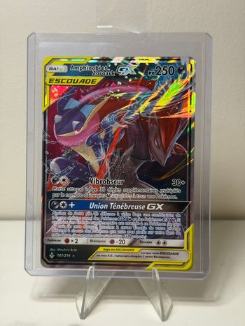 Amphinobi et Zoroark GX Escouade 107/214 Alliance Infaillible carte Pokémon 