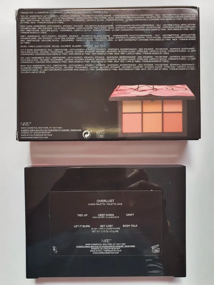 Palette joues Overlust Nars édition limitée neuve - photo numéro 2