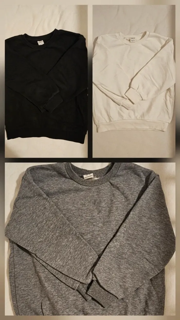 Lot de 3 sweat shein