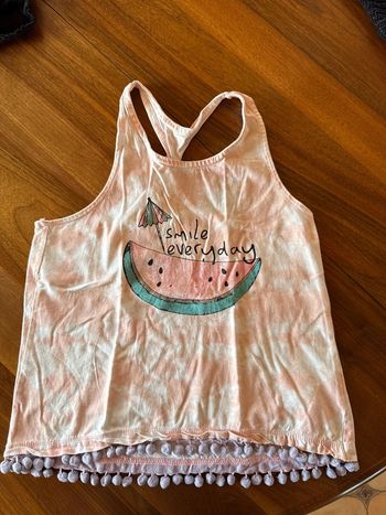 Débardeur d’ fille, 10 ans pastèque