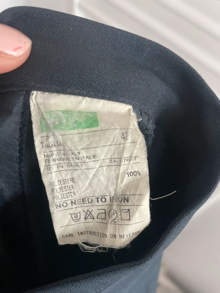 Magnifique pantalon style old Money  Benetton T34 - photo numéro 6