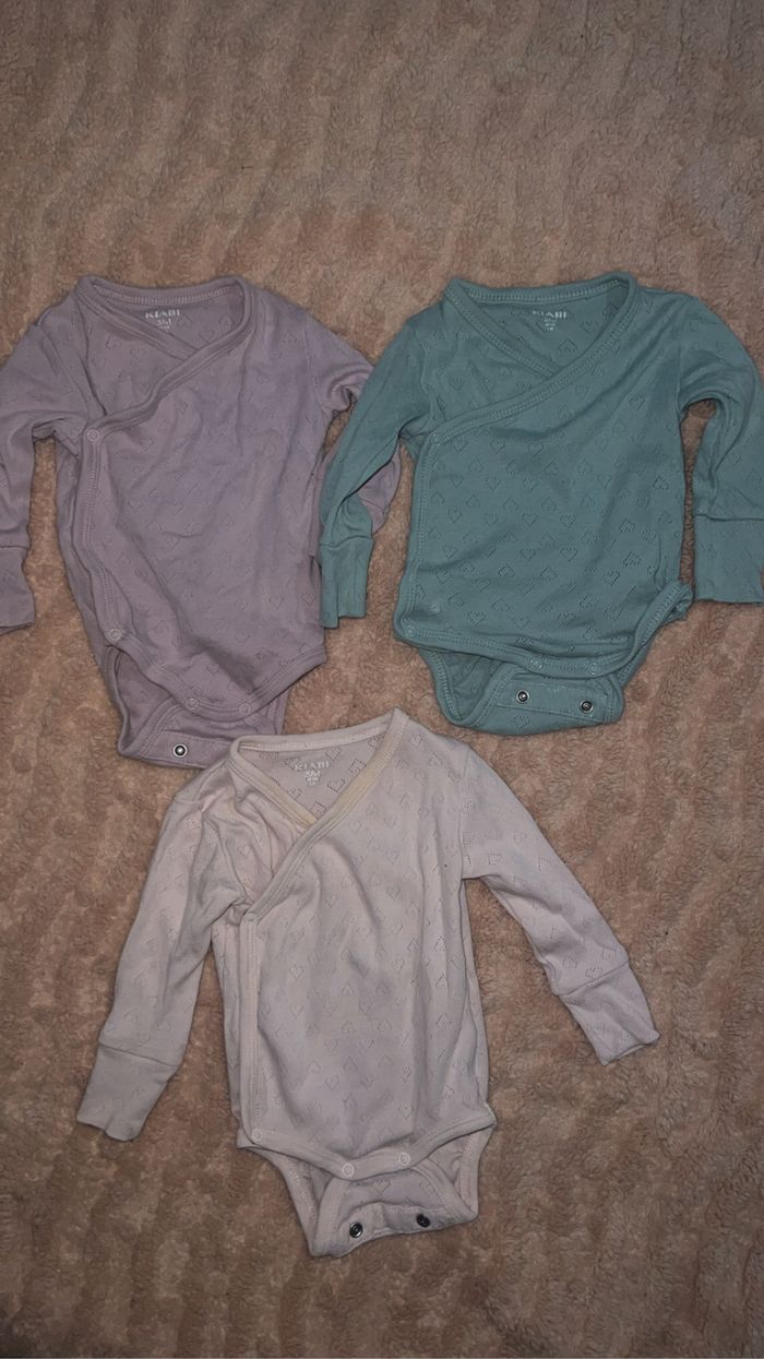 Lots de 3 body fille 3 mois - photo numéro 9