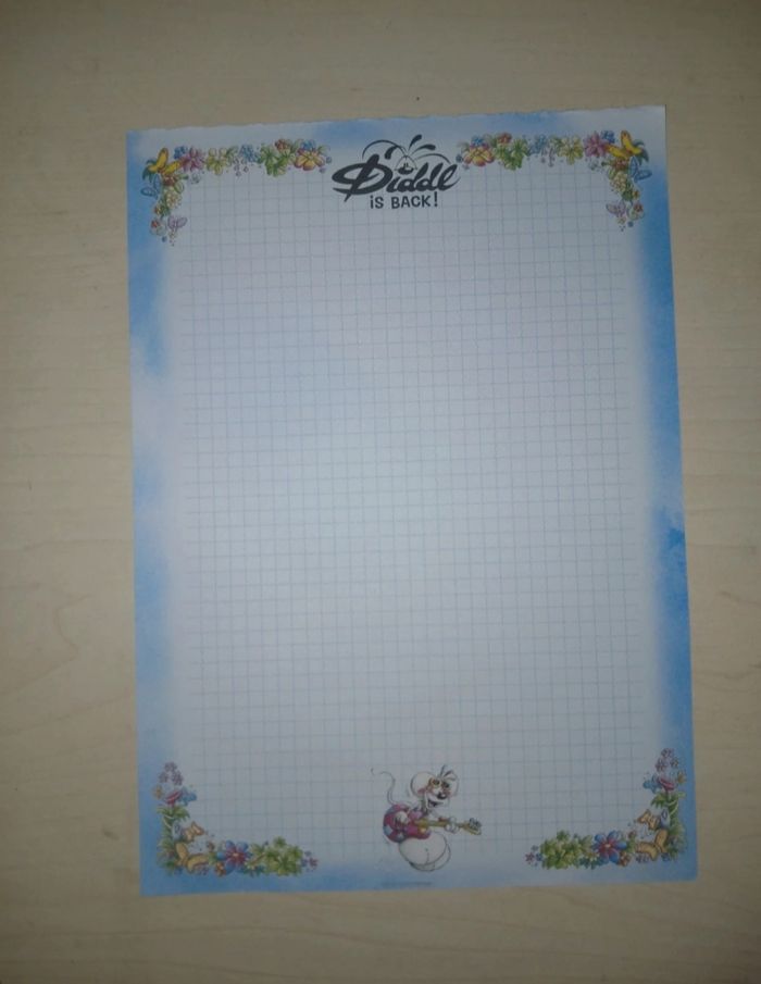 Diddl - Feuille A5 neuve - 0,40€