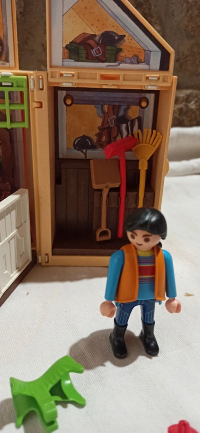 Écurie transportable playmobil - photo numéro 4