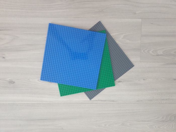 Plaues pour lego 32 plots neuves gris vert bleu - photo numéro 2