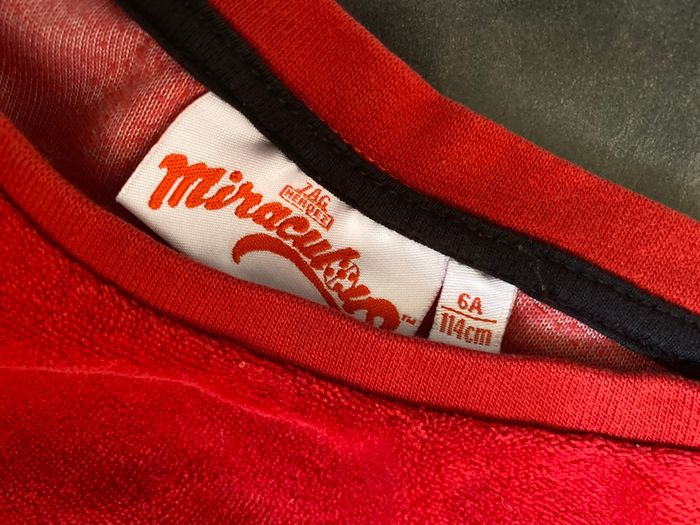 Pyjama rouge velours Miraculous 6 ans Zag - photo numéro 2