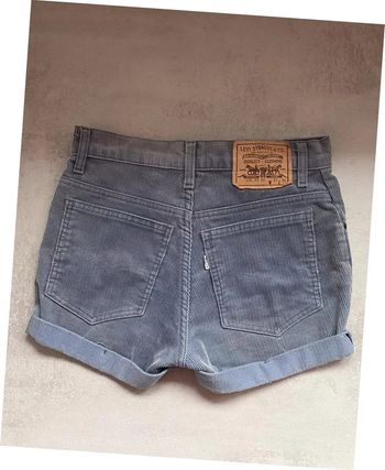 Short en velours gris Levi's 630 rework W30