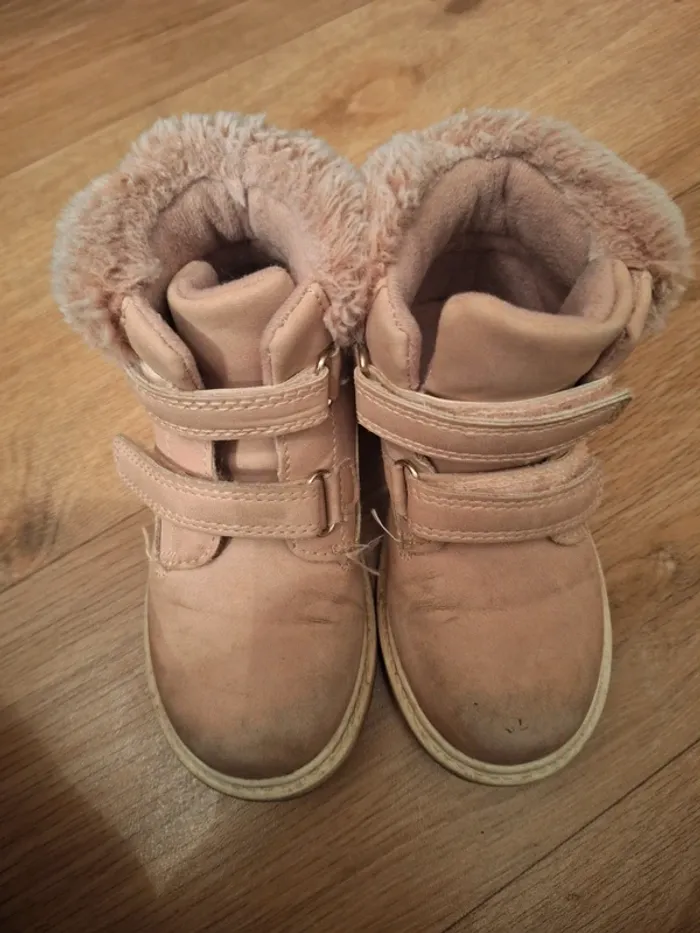 Chaussures trappeur roses