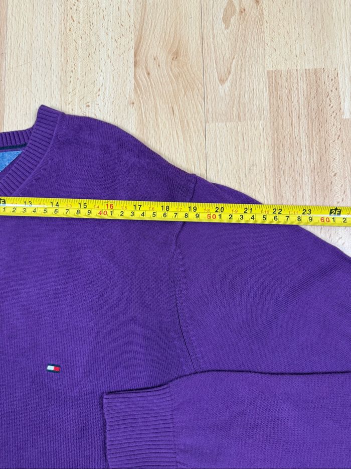Pull Tommy Hilfiger violet – Taille M - photo numéro 6