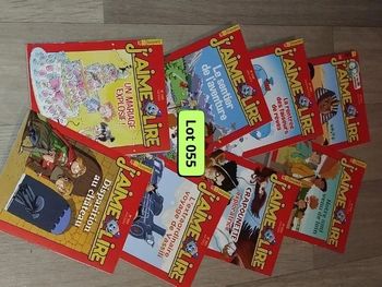 Lot de 8 magazines J’aime lire année 2023-24 L055  7596012090