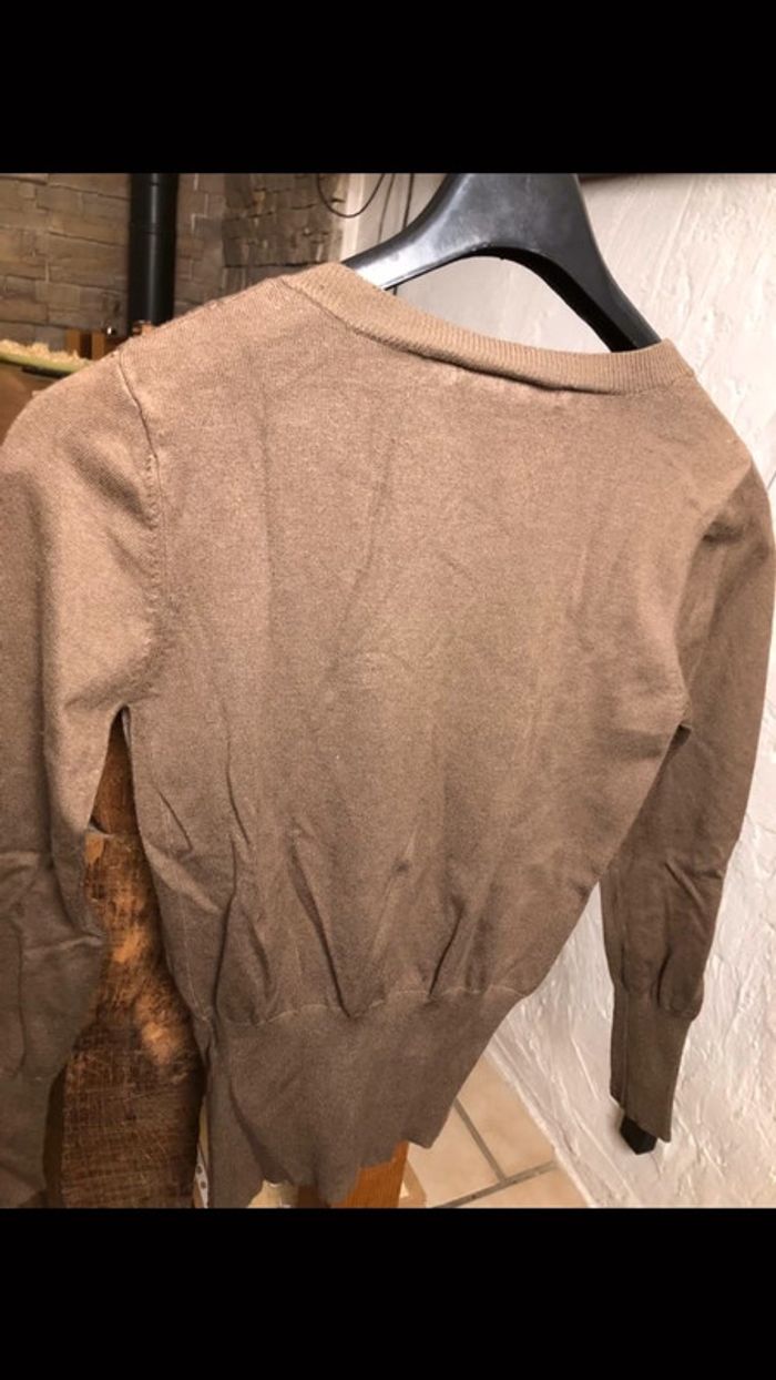 Gilet marron doré - photo numéro 2