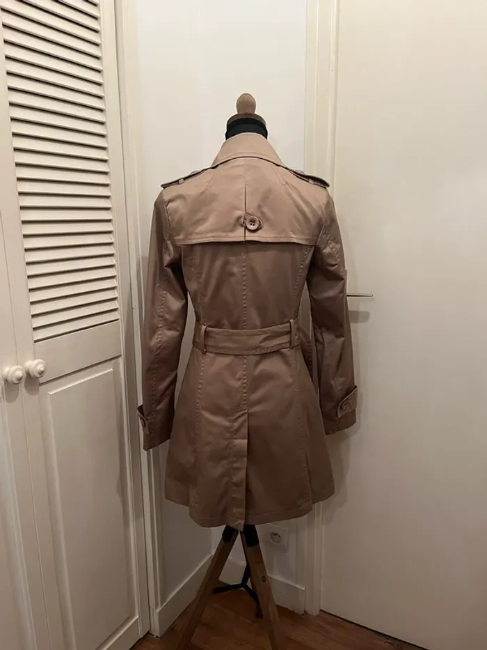 Veste - trench - camel - taille 36 - photo numéro 10