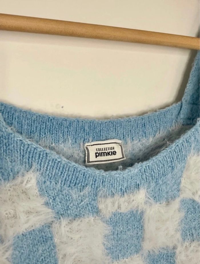 Débardeurs blanc et bleu - photo numéro 3