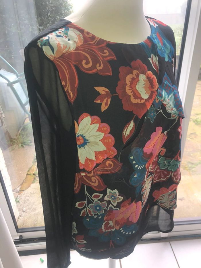 Blouse desigual L - photo numéro 3