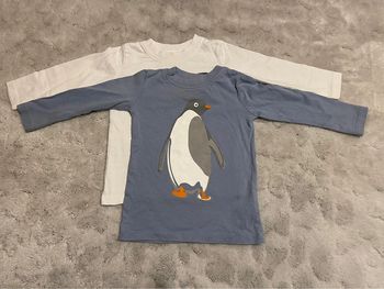Lot 2 t-shirt manches longues - Carrefour - 9 mois