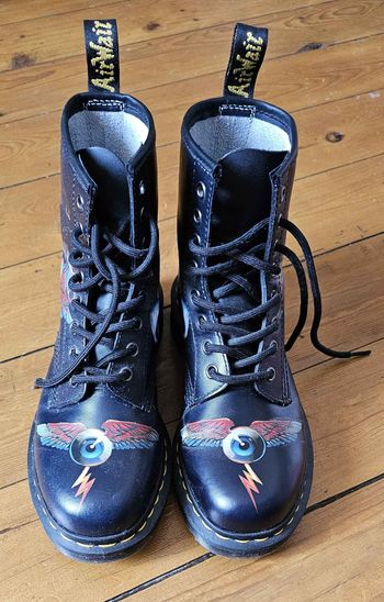 Boots Dr. Martens x Rick Griffin – Taille 38 - quasi neuve