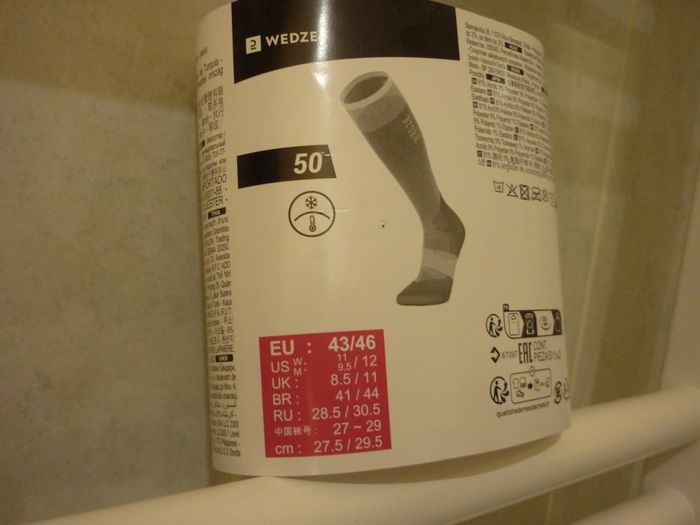Chaussette WEDZE taille 43/46 - photo numéro 5