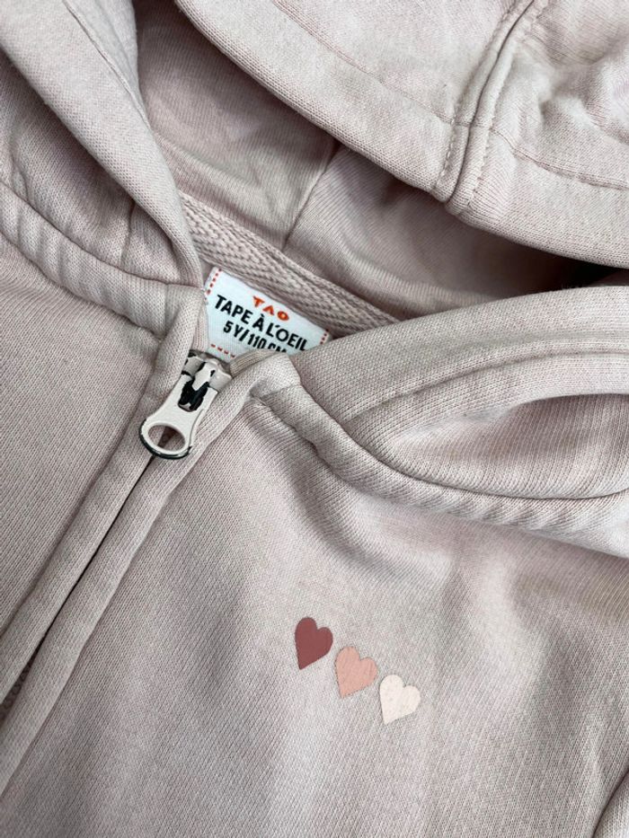 Veste rose coeur - photo numéro 2