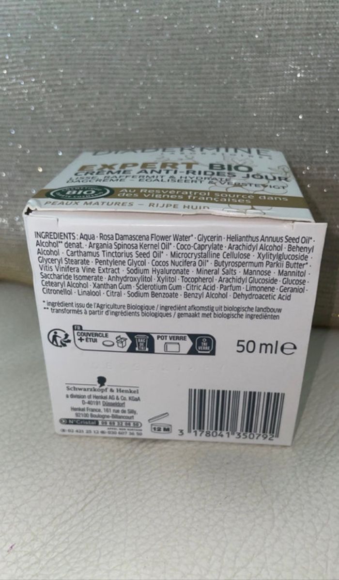 Crème de Jour Anti-Rides BIO Diadermine Expert - Neuf - photo numéro 4