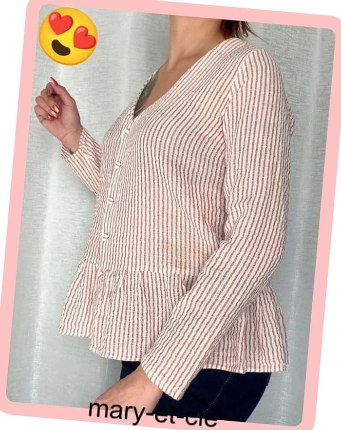 Blouse manches longues taille 34 - mademoiselle D - photo numéro 3