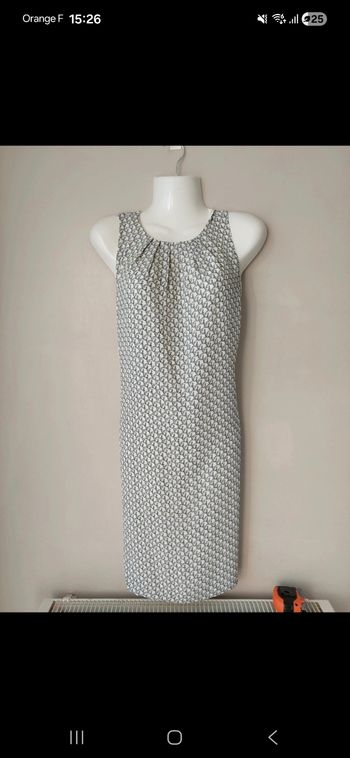 Robe sans manches à imprimé taille S 