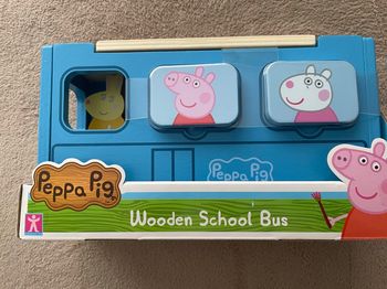Bus en bois Peppa pig