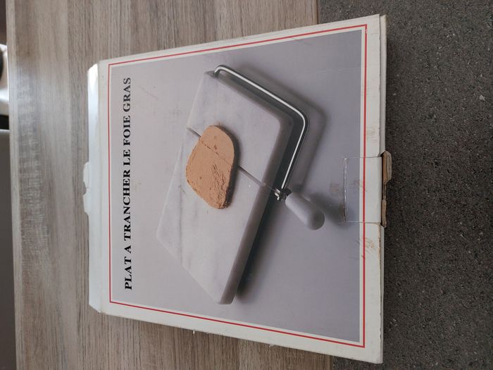 Planche marbre couper fromage et foie gras - photo numéro 5