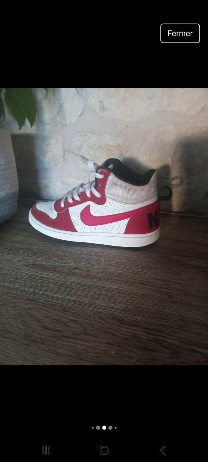 Basket nike rouge et blanche 37.5 - photo numéro 6