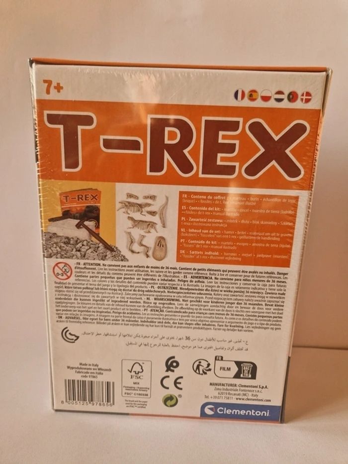 Kit scientifique Archéo Ludic T-Rex phosphorescent - photo numéro 3