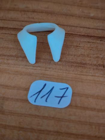 Playmobil vintage col blanc