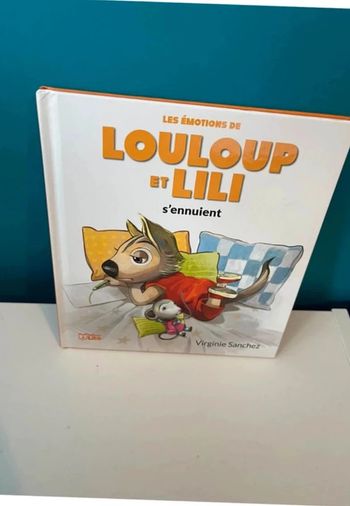 Livre les émotions de louloup et Lili s’ennuie
